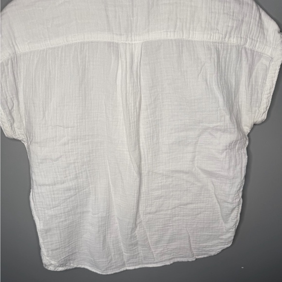 Faherty Dream Organic Cotton Gauze Desmond Top - Picture 9 of 12
